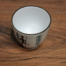 Vintage Bloempotje of Vaasje van Keramiek