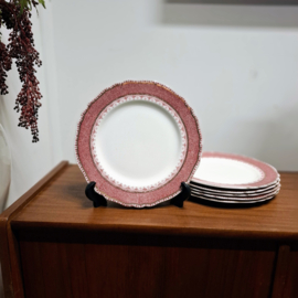 6x Bord - Marlborough Alfred Meakin England Ø 23 cm