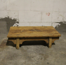 Robuuste lage Salontafel - Chinese kang-tafel