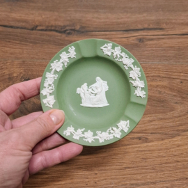 Wedgwood Jasperware Groene Asbak