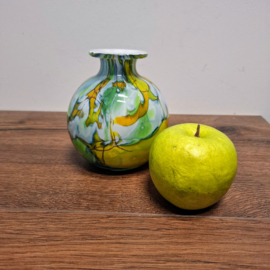 FIDRIO Holland Vaas - Glas - Hoogte 11,5 cm / Bolvaasje