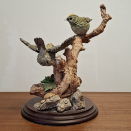 Beeldje van 2 vogels op een tak - Country Artists