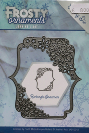 Cutting Die - Snijmal - Frosty Ornaments - Jeanine's Art - Rectangle Ornament