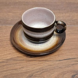 Vintage Kop en Schotel 2 Kopjes en 1 schotel