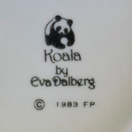 Koala Beeldje -  Eva Dalberg - Franklin Mint 1983 - World Wildlife Fund.