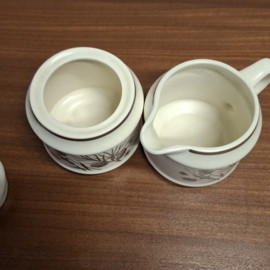 Roomset - Suikerpot en Melkkannetje - Grindley Pinewood