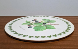 2 Onderzetters - Portmeirion Pomona - The wild Blackberry / Cyclamen