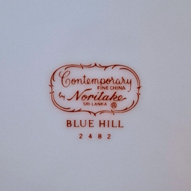 5x Dinerbord – Bord -  Noritake Blue Hill