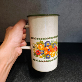 Vintage Emaille Kan