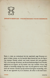 ZB1124/1 - Georges Simenon - De verdwijning van meneer Monde