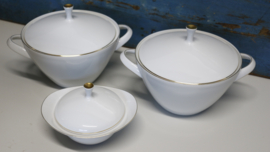 Servies - Arzberg - Wit met Gouden Randje