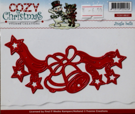 Cutting Die - Snijmal - Cozy Christmas - Yvonne Creations - Jingle Bells
