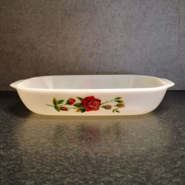 Vintage Ovenschaal - JAJ England Pyrex - Brio Rose