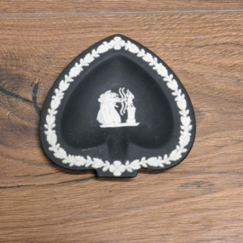 Wedgwood Jasperware Zwart Asbak Hart