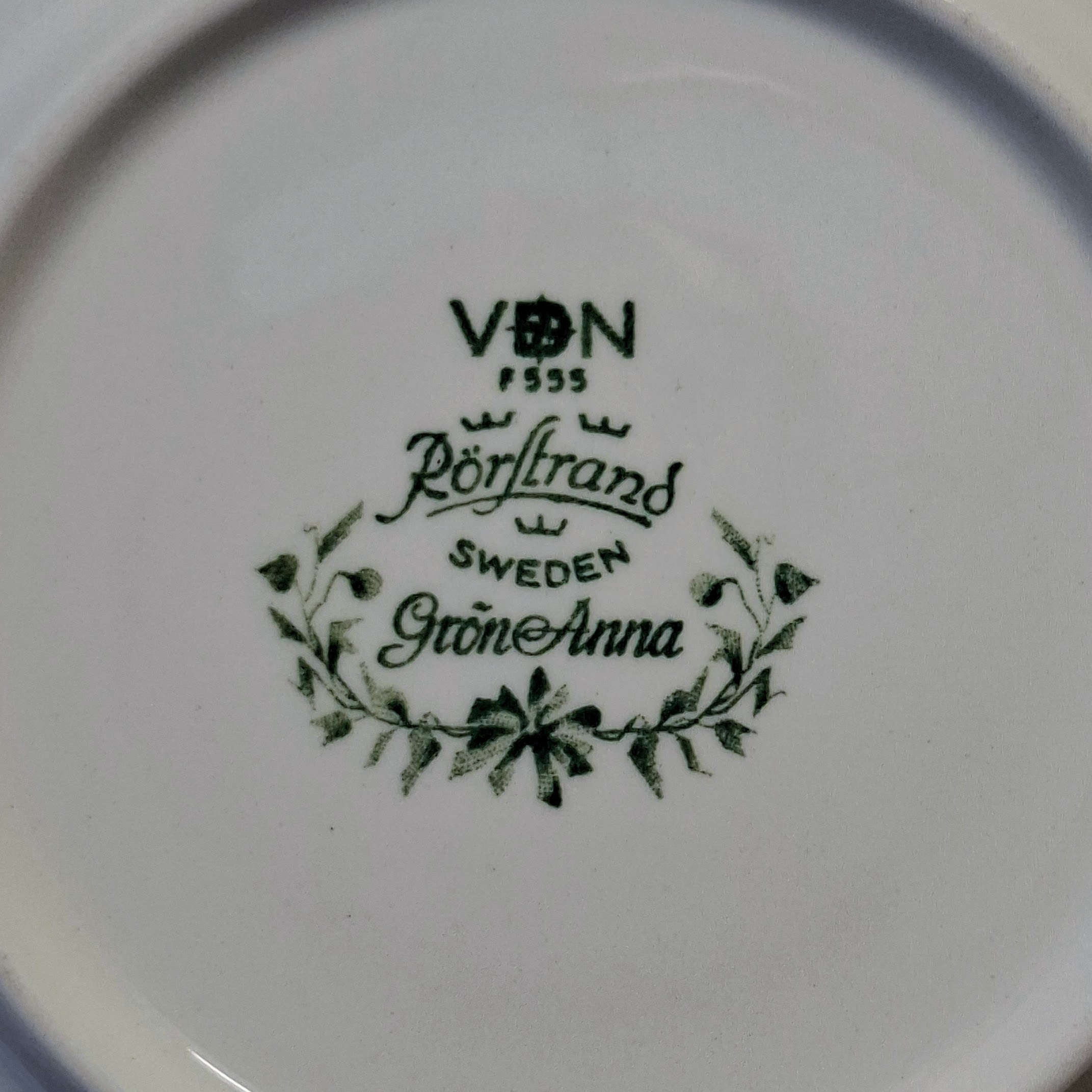 Rörstrand Grön Anna Serie - Zweden - Schotel Diameter 14 cm