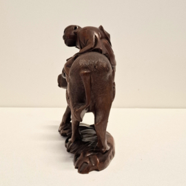 Houten Beeld - Sculptuur - Buffel
