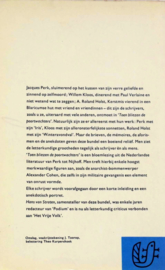 Sal028/2 - Hans van Straten - Toen bliezen de poortwachters