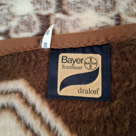 Vintage Deken met rits en drukknopen - Paardendeken?
