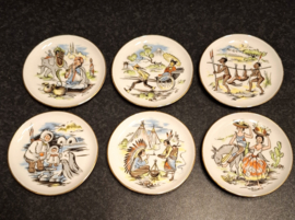 6 Kleine Bordjes Ø 9,5 cm - Spenzo