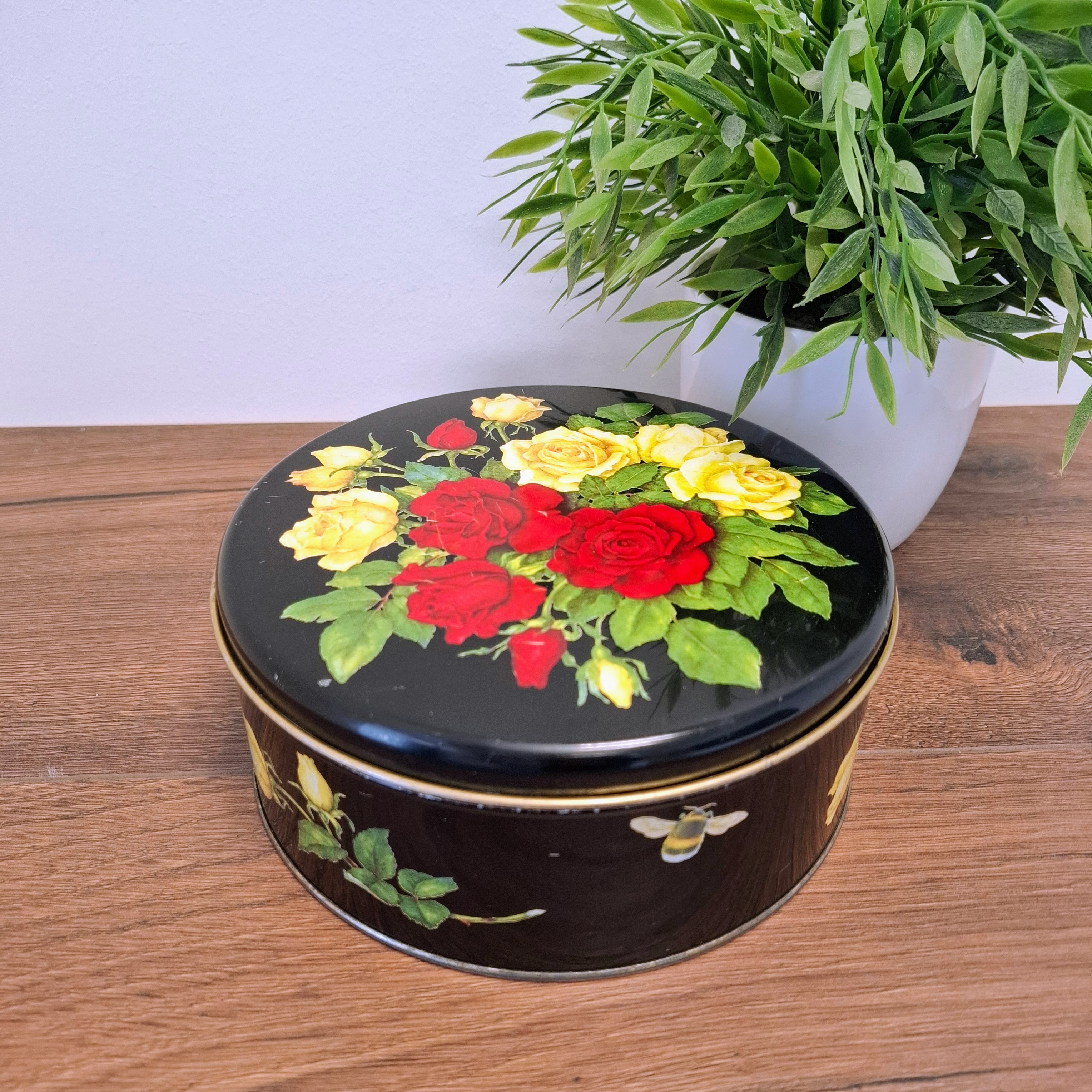 Koektrommel - Blik - IRA Denmark - Bloemen