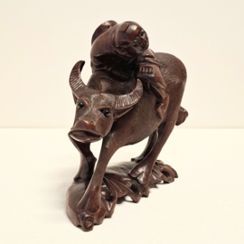 Houten Beeld - Sculptuur - Buffel