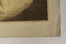 J. Cossaar (1874 - 1966) - prent gesigneerd