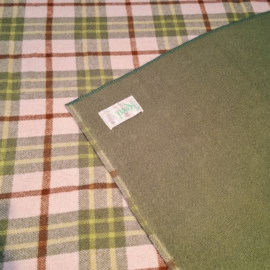 Vintage Deken - Groen geruit - Real - 240 cm x 200 cm