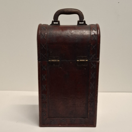 Wijnkistje / Koffertje voor 2 flessen wijn