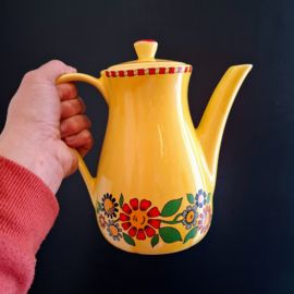 Theepot keramiek – Koffiepot WAKU Geel