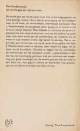Sal092/6 - Max Dendermonde - De wereld gaat aan vlijt ten onder
