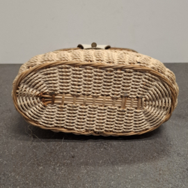 Vintage Rieten Tasje