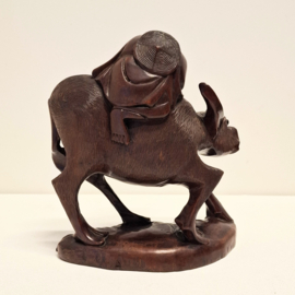 Houten Beeld - Sculptuur - Buffel
