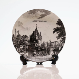 Wandbord Focke & Meltzer - de Schreierstoren Amsterdam