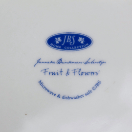 JBS - Fruit & Flowers - Ontbijt Bord - Diameter 20,5 cm