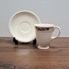 Wedgwood Briar Rose - Koffie Kop en Schotel