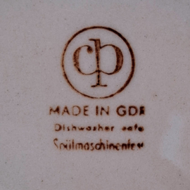 Groot Bord  Ø 29 cm made in GDR - Colditz Polen