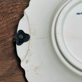 Serveerschaaltje met verzilverd hengsel - RAM - Delfts Blauw