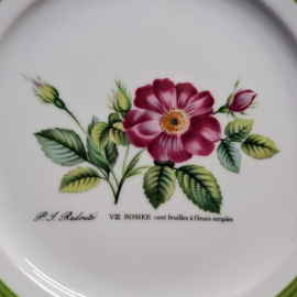 Hutschenreuther bord uit de serie P.J. Redouté Rosier Ø 20 cm