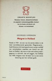 ZB0539/1 - Georges Simenon - Maigret in holland
