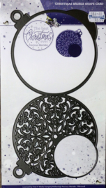 Cutting Die - Snijmal - Bauble Shape Card - Kerstbal - Precious Marieke