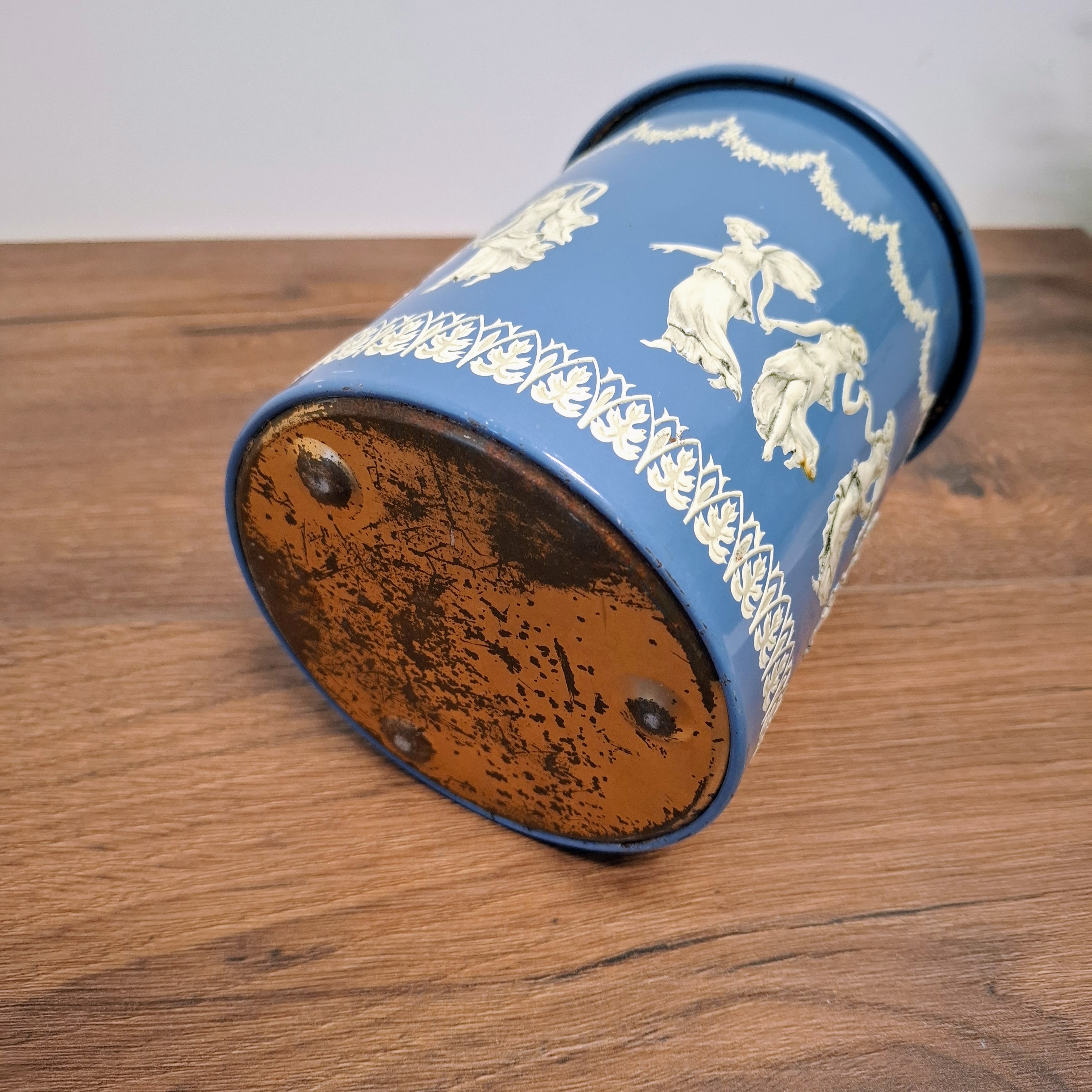 Blauw/wit Blik