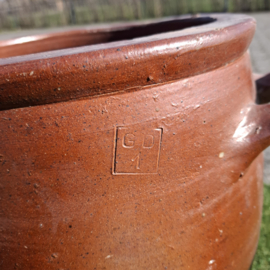 Bruine Gres Pot - Bloempot - Keulse Pot H 42 cm