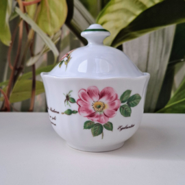 Vintage Porseleinen Suikerpot Marjolein Bastin voor Libelle – Forest Fruit – Egelantier