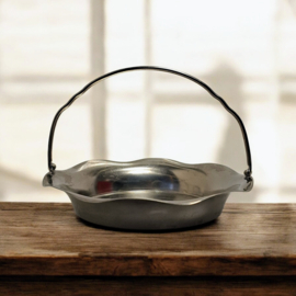 Verzilverd Hengselschaaltje - Daalderop Tiel ‘klein’