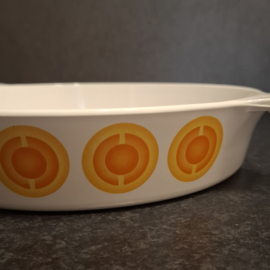Vintage Pyroflam Electro Schaal  - Retro - Oranje - PC12B