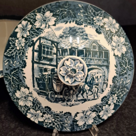 Dekschaal Royal Tudor Ware W.N. mellor – Coaching Taverns – Jaren ’50 – ‘70