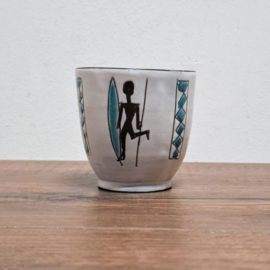 Vintage Bloempotje of Vaasje van Keramiek