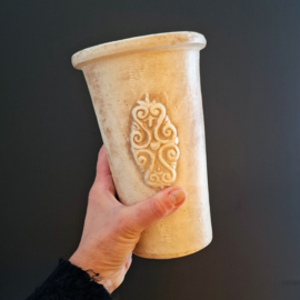 Hoge Bloempot - Pot & Mand