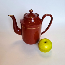 Emaille Theepot - Decoratie
