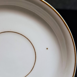 Rosenthal Espresso Kop en Schotel klein – Wit met goud kleur
